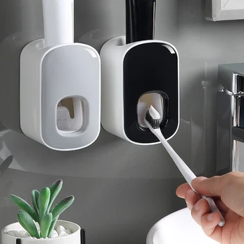 Automatic Toothpaste Set Punch-Free Toothpaste Squeezer Bathroom Tooth Paste Dispenser Tool Convenient Environmental Practical
Automatic Toothpaste Set Punch-Free Toothpaste Squeezer Bathroom Tooth Paste Dispenser Tool Convenient Environmental Practical