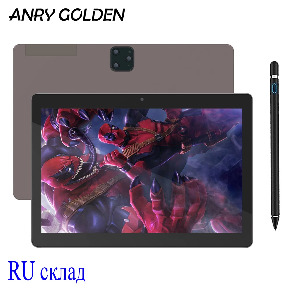 

ANRY 10 inch Tablets Games Graphics Drawing Core Android 8.1 2GB RAM 32GB ROM 4G LTE Phone Dual SIM Google Play 10.1'' Tablet PC
