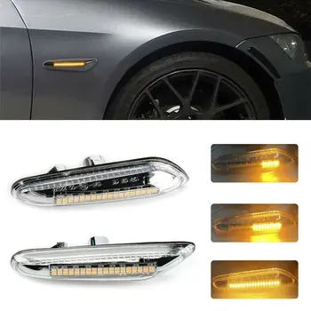 Car Dynamic LED Side Marker Clear Turn Signal For BMW E46 E90 E91 E92 E60 E87 E82 PMMA Car Side Marker Lights
Car Dynamic LED Side Marker Clear Turn Signal For BMW E46 E90 E91 E92 E60 E87 E82 PMMA Car Side Marker Lights