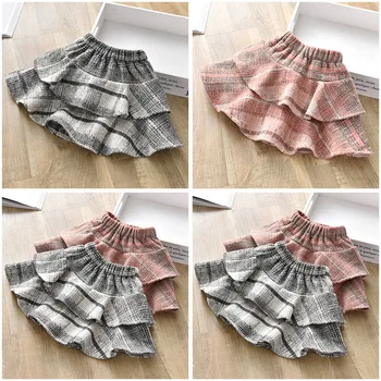 2 3 4 5 6 Years Toddler Girls Skirts Fashion Korean Plaid Skirts for Children Spring Autumn Fashion Princess Skirts 2020 New 
2 3 4 5 6 Years Toddler Girls Skirts Fashion Korean Plaid Skirts for Children Spring Autumn Fashion Princess Skirts 2020 New