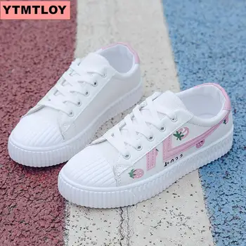 HOT ladies sneakers fashion charming vulcanized shoes Pu leather platform lace casual shoes white wild women's shoes
HOT ladies sneakers fashion charming vulcanized shoes Pu leather platform lace casual shoes white wild women's shoes