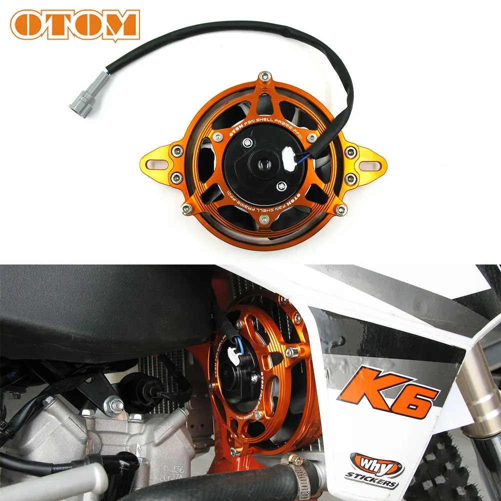 OTOM Radiator Fans Motorcycle Parts Electric Radiator Cooling Fan Assembly Dirt Street Bike For HONDA KTM KAWASAKI SUZUKI YAMAHA
OTOM Radiator Fans Motorcycle Parts Electric Radiator Cooling Fan Assembly Dirt Street Bike For HONDA KTM KAWASAKI SUZUKI YAMAHA