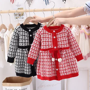 Autumn winter Girls Knitted long sleeve dress 2020 christmas girl baby foreign style small fragrance sweet knitted wool dress
Autumn winter Girls Knitted long sleeve dress 2020 christmas girl baby foreign style small fragrance sweet knitted wool dress