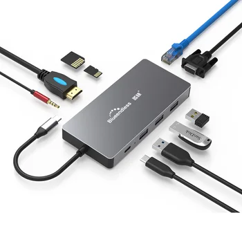 Docking Station USB C To HDMI USB 3.0 Hub SD TF Dock Station For MacBook Pro Dell HP Lenovo Type C Laptop Docking Station New
Docking Station USB C To HDMI USB 3.0 Hub SD TF Dock Station For MacBook Pro Dell HP Lenovo Type C Laptop Docking Station New