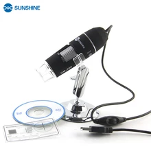 SUNSHINE Mini USB Digital Microscope 500x Adjustable Magnifier Electronic USB Microscope 8 LED light for Soldering
SUNSHINE Mini USB Digital Microscope 500x Adjustable Magnifier Electronic USB Microscope 8 LED light for Soldering