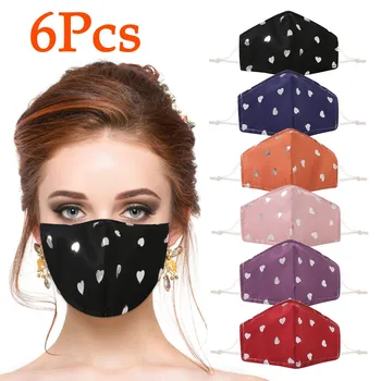 6Pcs Simplicity-Print Breathable Facial Mask Cloth Face Mask Face Mask Washable Reusable Face Shield Windproof masques
6Pcs Simplicity-Print Breathable Facial Mask Cloth Face Mask Face Mask Washable Reusable Face Shield Windproof masques