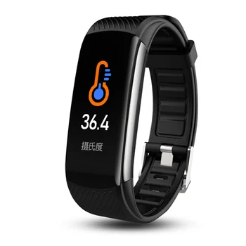C6T Body Temperature Monitoring Sport Watch Blood Pressure Heart Rate Sleep Exercise Pedometer Bluetooth Smart Bracelet
C6T Body Temperature Monitoring Sport Watch Blood Pressure Heart Rate Sleep Exercise Pedometer Bluetooth Smart Bracelet
