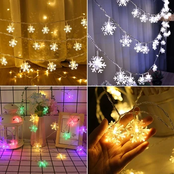 Snowflake LED Lights Garland Christmas Tree Decoration Merry Christma Decor For Home Xmas Table Decor 2020 Navidad New Year Gift
Snowflake LED Lights Garland Christmas Tree Decoration Merry Christma Decor For Home Xmas Table Decor 2020 Navidad New Year Gift