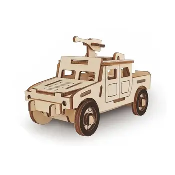 Laser Cutting 3D Wooden Puzzle Jigsaw Vehicle Jeeps DIY Assembly Kids Educational Wooden Toys For Children Boys
Laser Cutting 3D Wooden Puzzle Jigsaw Vehicle Jeeps DIY Assembly Kids Educational Wooden Toys For Children Boys