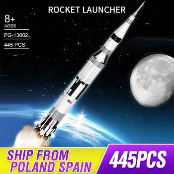 New Ideas series The Apollo Saturn V Model Building Blocks set Compatible Lepinblocks 21309 classic education Toys for children
New Ideas series The Apollo Saturn V Model Building Blocks set Compatible Lepinblocks 21309 classic education Toys for children