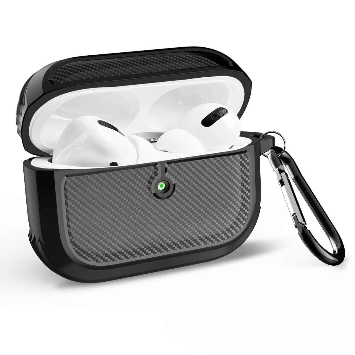 Чехол из углеродного волокна для AirPods Pro зарядки водонепроницаемый защитный