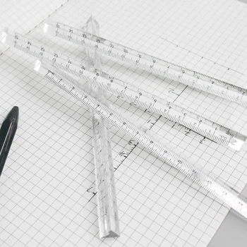 15cm Transparent Straight Ruler Students Stationery Simple Triangular Rulers Kids Scale on Both Sides Acrylic Measuring Tools
15cm Transparent Straight Ruler Students Stationery Simple Triangular Rulers Kids Scale on Both Sides Acrylic Measuring Tools