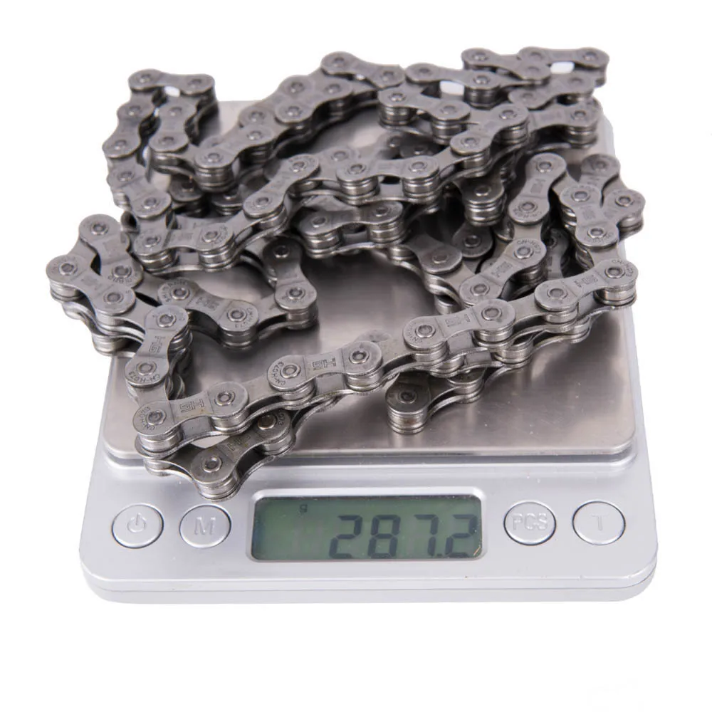 Perfect High quality mountain bike chain bicycle chain flywheel chain mountain bike chain 9 speed full hollow half hollow chain 4