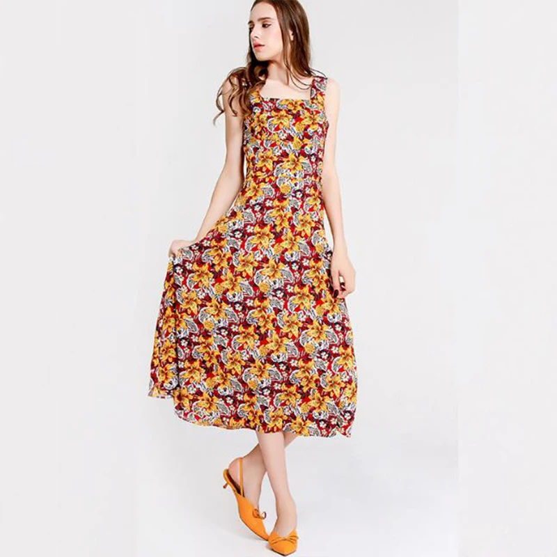 WYWAN Boho Style Summer Dress Women Floral Print Spaghetti Strap Backless Maxi Party Dress Women's Holiday Long Bench Vestidos
WYWAN Boho Style Summer Dress Women Floral Print Spaghetti Strap Backless Maxi Party Dress Women's Holiday Long Bench Vestidos