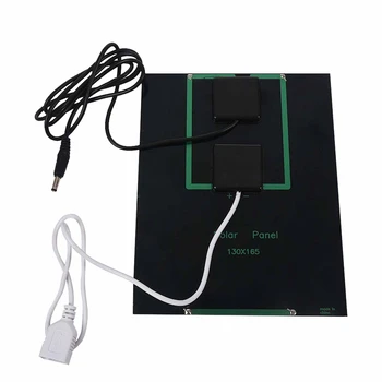 New 3.5W 5V Solar Panel With DC35MM Base For 18650 Rechargeable Battery+USB Output For Mobile Power Banks
New 3.5W 5V Solar Panel With DC35MM Base For 18650 Rechargeable Battery+USB Output For Mobile Power Banks