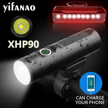 XHP90 P50 L2 T6 Powerful Glare Flashlight Super Bright For Bicycle Light Torch USB Rechargeable Battery Cycling as power bank
XHP90 P50 L2 T6 Powerful Glare Flashlight Super Bright For Bicycle Light Torch USB Rechargeable Battery Cycling as power bank