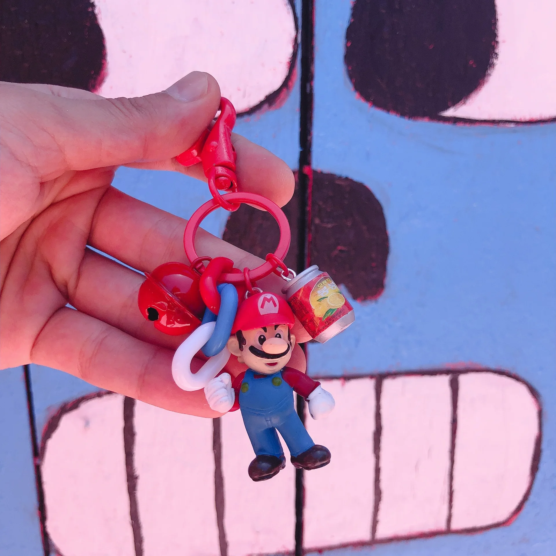 Новинка 2020 брелок для ключей Super Mario Bros мультяшный 3D Супер Марио модная
