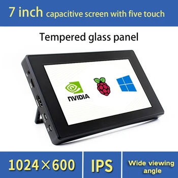 7 inch Monitor Gaming Capacitive Touch Screen for Raspberry Pie 4 Portable HDMI HD Display IPS Screen Tempered Glass Monitor
7 inch Monitor Gaming Capacitive Touch Screen for Raspberry Pie 4 Portable HDMI HD Display IPS Screen Tempered Glass Monitor