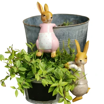 Resin Frog Rabbit Four Piece Set Flower Cylinder Flowerpot Pendant Garden Decorate Groceries Ornament Small Animal Decorate 
Resin Frog Rabbit Four Piece Set Flower Cylinder Flowerpot Pendant Garden Decorate Groceries Ornament Small Animal Decorate