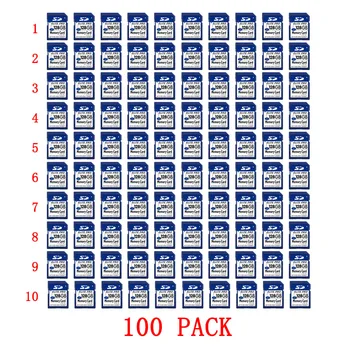 Brand New Original High Speed SD Card 128GB 100 Pcs Lot Pack SDHC SDXC Memory Card For HD Video Camera
Brand New Original High Speed SD Card 128GB 100 Pcs Lot Pack SDHC SDXC Memory Card For HD Video Camera