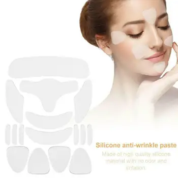 16Pcs Reusable Silicone Anti-wrinkle Face Forehead Cheek Chin Sticker Face Eye Patches Wrinkle Removal Face Lifting Beauty Tools
16Pcs Reusable Silicone Anti-wrinkle Face Forehead Cheek Chin Sticker Face Eye Patches Wrinkle Removal Face Lifting Beauty Tools