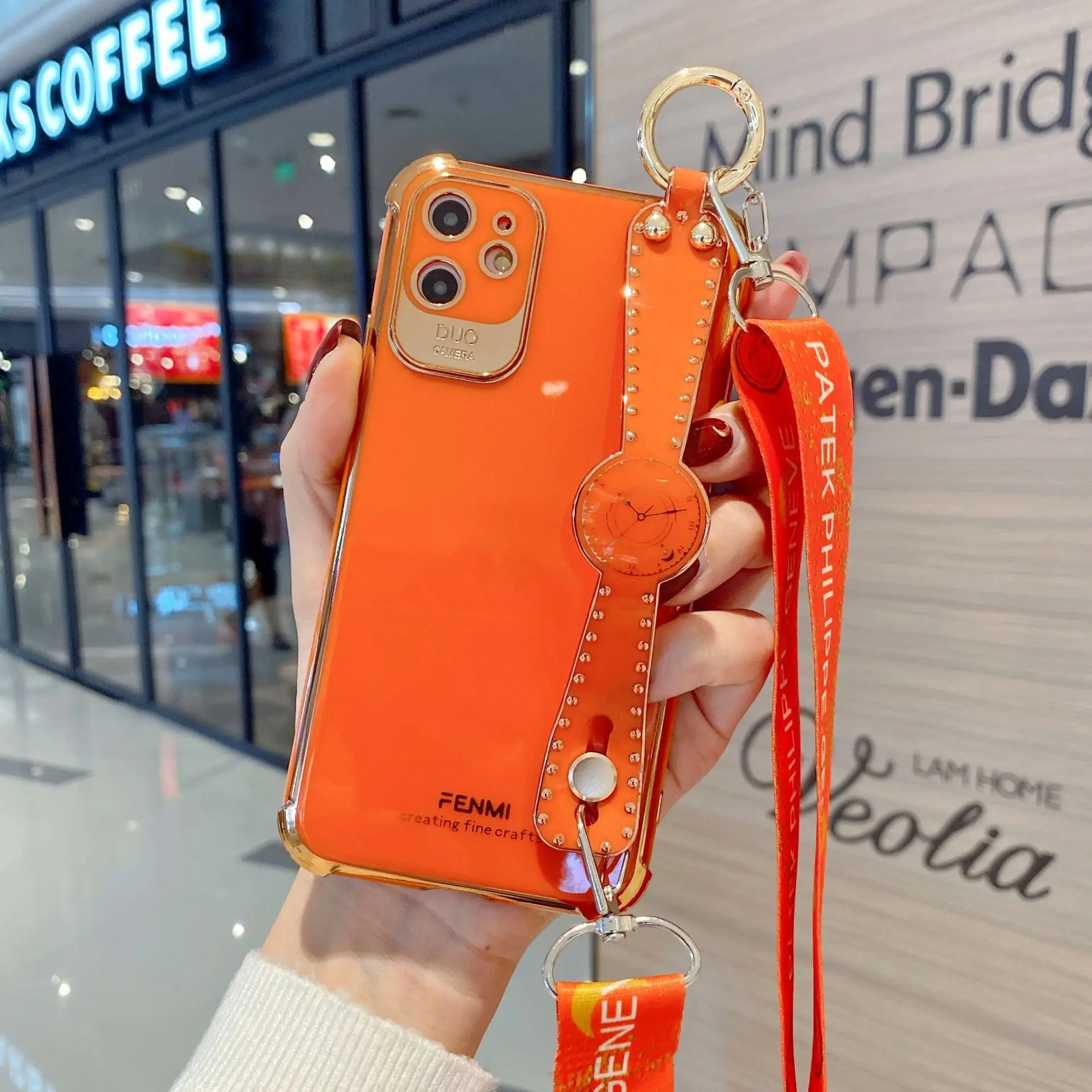 Solid Color Electroplating Trendy Phone Soft Shell for IPhone 12 12 Pro Max 11 Pro Max Xr Case Wrist Strap Mobile Phone Cover
Solid Color Electroplating Trendy Phone Soft Shell for IPhone 12 12 Pro Max 11 Pro Max Xr Case Wrist Strap Mobile Phone Cover