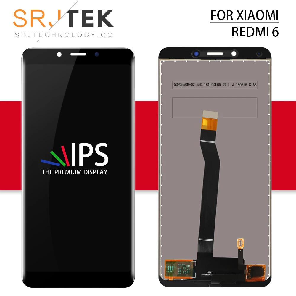 5.45 For Xiaomi Redmi 6 Display Matrix Touch For Xiaomi REDMI 6 Screen Digitizer Assembly For Redmi 6 LCD Display Frame
5.45 For Xiaomi Redmi 6 Display Matrix Touch For Xiaomi REDMI 6 Screen Digitizer Assembly For Redmi 6 LCD Display Frame