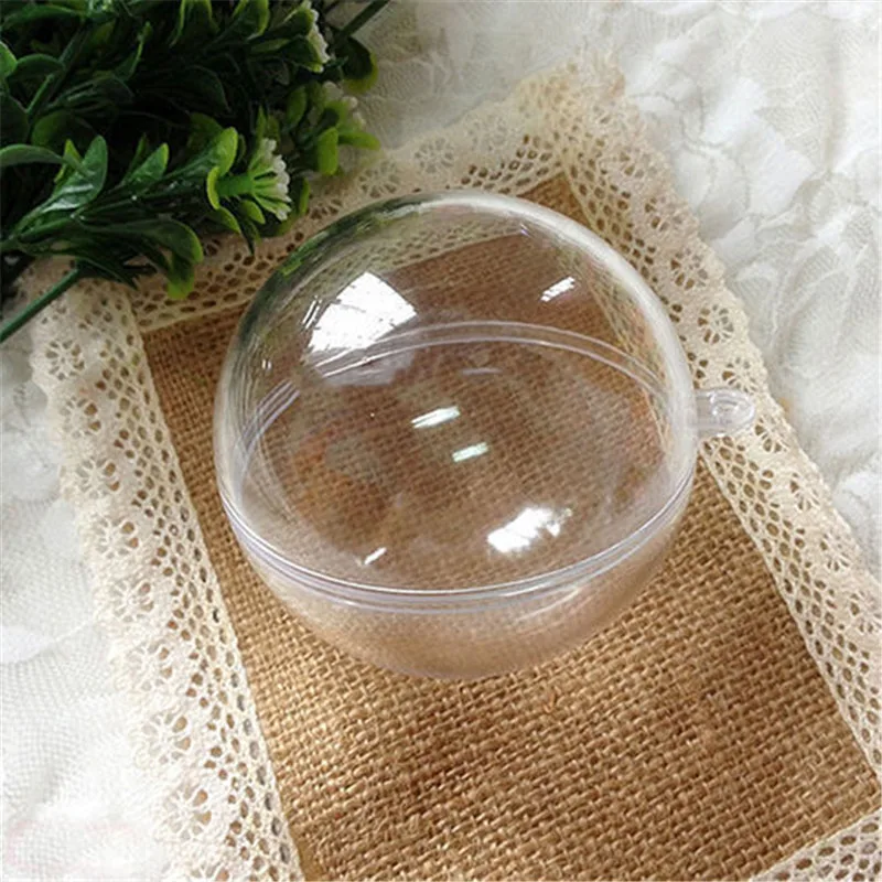 10Pcs Christmas Transparent Ball Candy Boxes Romantic Christmas Decorations Transparent Ball Can Open Plastic Bauble Ornament @2
10Pcs Christmas Transparent Ball Candy Boxes Romantic Christmas Decorations Transparent Ball Can Open Plastic Bauble Ornament @2
