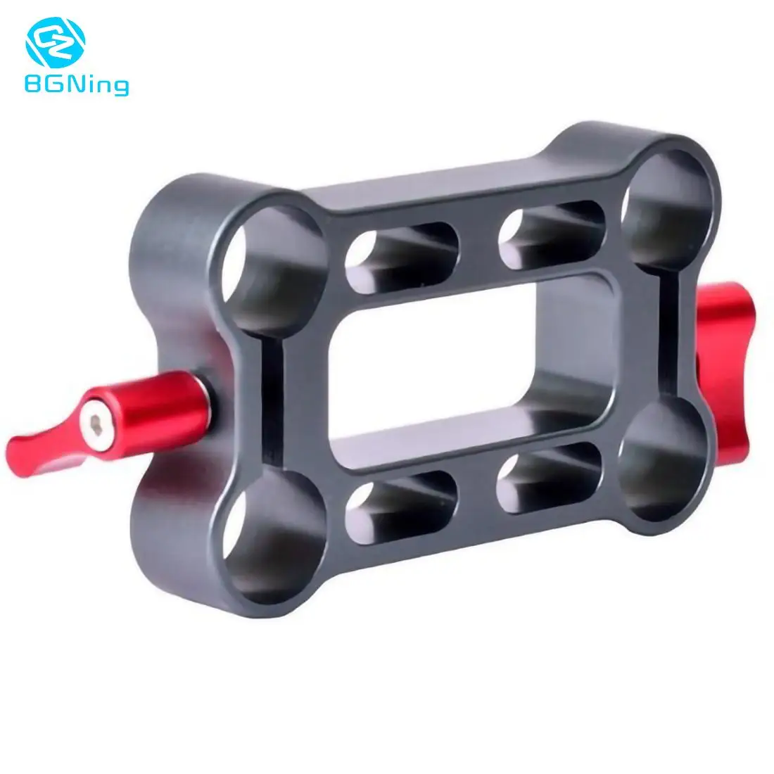 BGNing 4 holes 15mm Rod Offset Raiser Clamp for Camera Cage Shoulder Rig Railblock System Extended Connection
BGNing 4 holes 15mm Rod Offset Raiser Clamp for Camera Cage Shoulder Rig Railblock System Extended Connection