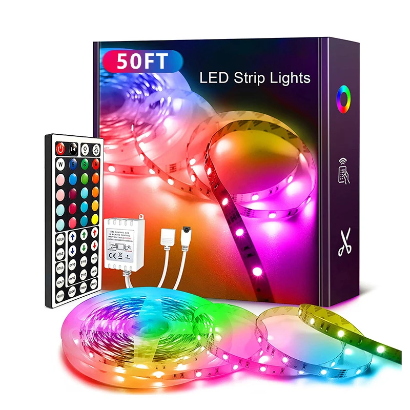 iYeeBulb Led Lights for Bedroom, 5050 RGB Color Changing Strip Lights Remote Control
iYeeBulb Led Lights for Bedroom, 5050 RGB Color Changing Strip Lights Remote Control