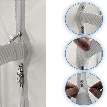 Universal Air Lock Window Seal Mobile Air Conditioner Sealing Cloth Zipper Screen Door Seal Window Sliding Door Seal Baffle
Universal Air Lock Window Seal Mobile Air Conditioner Sealing Cloth Zipper Screen Door Seal Window Sliding Door Seal Baffle