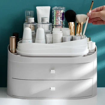 Drawer Makeup Organizers Layered Classification Multi-lattice Portable Desktop Storage Box Makeup Brush Containers Dispensers
Drawer Makeup Organizers Layered Classification Multi-lattice Portable Desktop Storage Box Makeup Brush Containers Dispensers