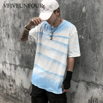 VFIVEUNFOUR Tie Dye Striped Tees Shirts 2020 Summer Casual Streetwear Tshirts Harajuku Hip Hop Short Sleeve Tops Hipster T-Shirt
VFIVEUNFOUR Tie Dye Striped Tees Shirts 2020 Summer Casual Streetwear Tshirts Harajuku Hip Hop Short Sleeve Tops Hipster T-Shirt