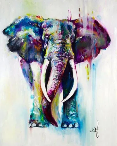 Diamond Painting Animal Colourful elephant Embroidery Patterns DIY Full drilling Cross stitch Birthday Present Home Decoration
Diamond Painting Animal Colourful elephant Embroidery Patterns DIY Full drilling Cross stitch Birthday Present Home Decoration