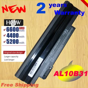 

HSW Battery For Acer Aspire One 522 722 AO522 AOD255 AOD257 AOD260 D255 D257 D260 D270 Happy, Chrome AC700 AL10B31 fast shipping