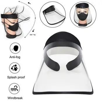 Full-Face Shield Protection Transparent Protective Safty Face Mask Security Antibacterial mask Anti-fog Anti-splash Cover
Full-Face Shield Protection Transparent Protective Safty Face Mask Security Antibacterial mask Anti-fog Anti-splash Cover
