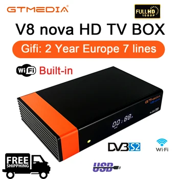 Freesat v8 NOVA satellite receiver Gtmedia V8 Nova built-in WIFI power supply DVB-S2 Europe Cline TV box is the same as V9 Super
Freesat v8 NOVA satellite receiver Gtmedia V8 Nova built-in WIFI power supply DVB-S2 Europe Cline TV box is the same as V9 Super