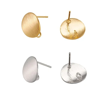 10pcs Drawbench Brass Earring Stud Base with Loop for Jewelry Making Earring Finding 12x1mm Hole: 2mm Pin: 0.5mm
10pcs Drawbench Brass Earring Stud Base with Loop for Jewelry Making Earring Finding 12x1mm Hole: 2mm Pin: 0.5mm