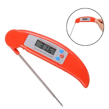 Portable Kitchen Thermometer Probe Folding LCD Digital Cooking Temperature Gauges For Grill Meat BBQ Oven Instant Read Red
Portable Kitchen Thermometer Probe Folding LCD Digital Cooking Temperature Gauges For Grill Meat BBQ Oven Instant Read Red
