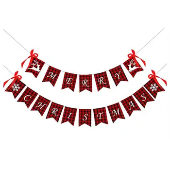 1 Set MERRY CHRISTMAS Plaid Creative Banner Pendant Bunting for Shopping Mall Indoor Christmas
1 Set MERRY CHRISTMAS Plaid Creative Banner Pendant Bunting for Shopping Mall Indoor Christmas