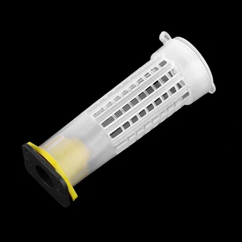 Beekeeping Rearing Cup Tools Queen Bee Hair Roller Cages White Plastic Practical