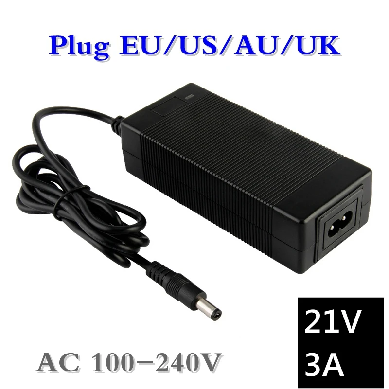 Lithium battery charger 21v 18v 2a 5 Series 100-240V 21V 3A lithium battery battery charger with LED light showing charging
Lithium battery charger 21v 18v 2a 5 Series 100-240V 21V 3A lithium battery battery charger with LED light showing charging