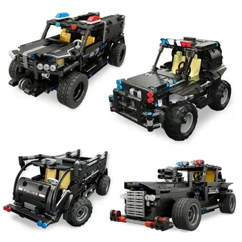 City Technic Policed Car Building Blocks DIY Assembly Swat Team Military Vehicle Model Bricks Educational Toy For Boys Children
City Technic Policed Car Building Blocks DIY Assembly Swat Team Military Vehicle Model Bricks Educational Toy For Boys Children