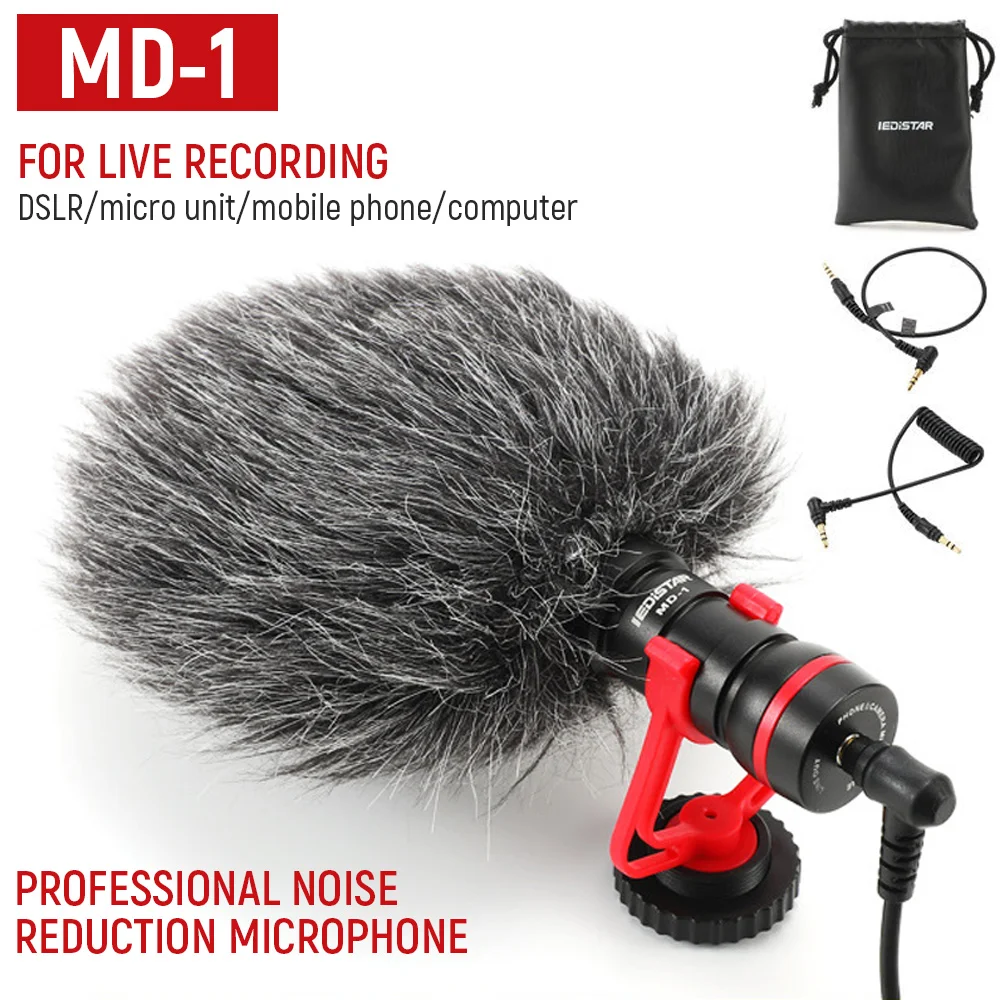 Phone Microphone Portable 3.5mm Capacitor Vlog Voice Recording Mic Interview Microphone for iPhone Android Smartphone Camera
Phone Microphone Portable 3.5mm Capacitor Vlog Voice Recording Mic Interview Microphone for iPhone Android Smartphone Camera