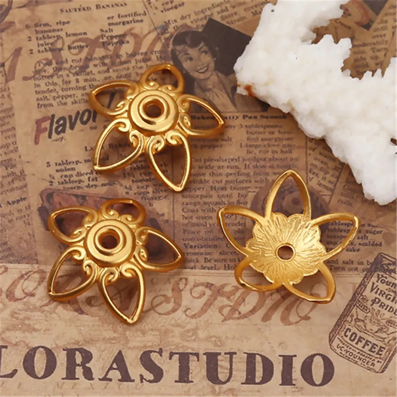 DoreenBeads Fashion Zinc Based Alloy Beads Caps Flower Matt Gold Color Jewelry DIY Findings Components Charms, 10 PCs
DoreenBeads Fashion Zinc Based Alloy Beads Caps Flower Matt Gold Color Jewelry DIY Findings Components Charms, 10 PCs