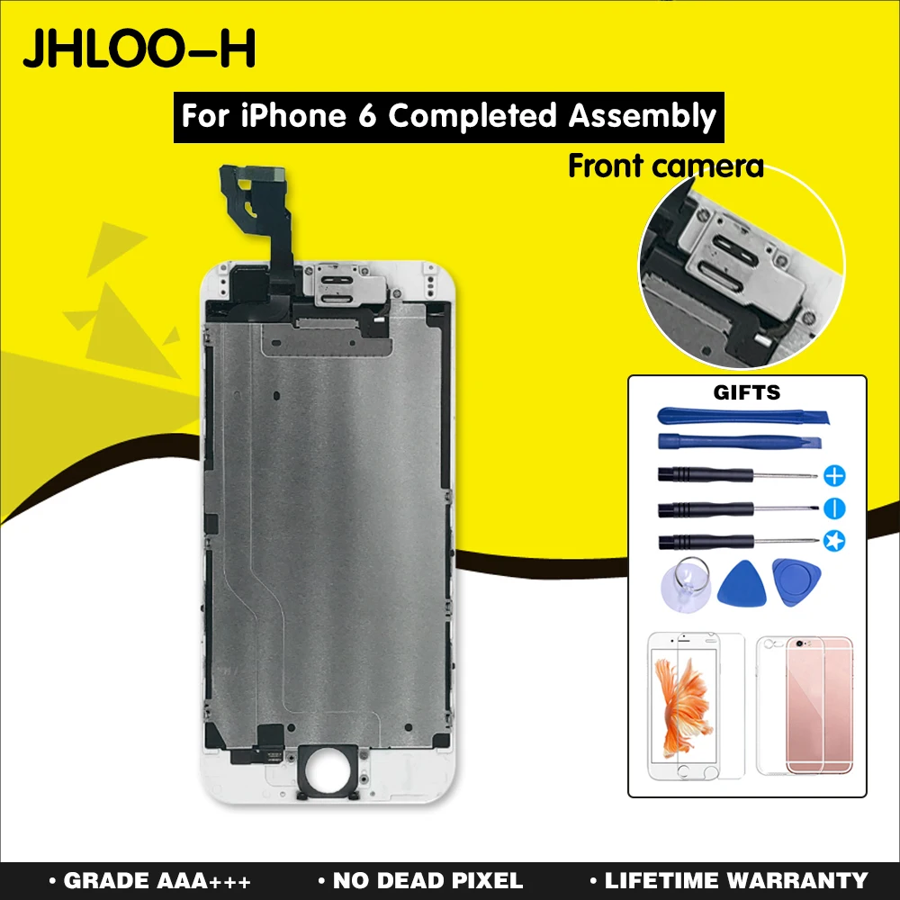 For iPhone 6 6S PLUS LCD Full Assembly With Camera Home Button Touch Screen For iPhone 5S Display Replacement Completed
For iPhone 6 6S PLUS LCD Full Assembly With Camera Home Button Touch Screen For iPhone 5S Display Replacement Completed
