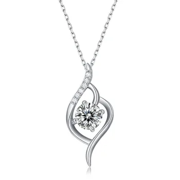 OEVAS Hot Selling 1 Carat Moissanite Pendant Necklace Top Quality 925 Sterling Silver Engagement Party Jewelry Sparkling Pendant
OEVAS Hot Selling 1 Carat Moissanite Pendant Necklace Top Quality 925 Sterling Silver Engagement Party Jewelry Sparkling Pendant