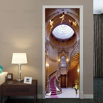 3D PVC Waterproof Self-Adhesive DIY Door Stickers European Angel Staircase Wall Stickers Decor Door Wallpaper 3D Decal Poster
3D PVC Waterproof Self-Adhesive DIY Door Stickers European Angel Staircase Wall Stickers Decor Door Wallpaper 3D Decal Poster