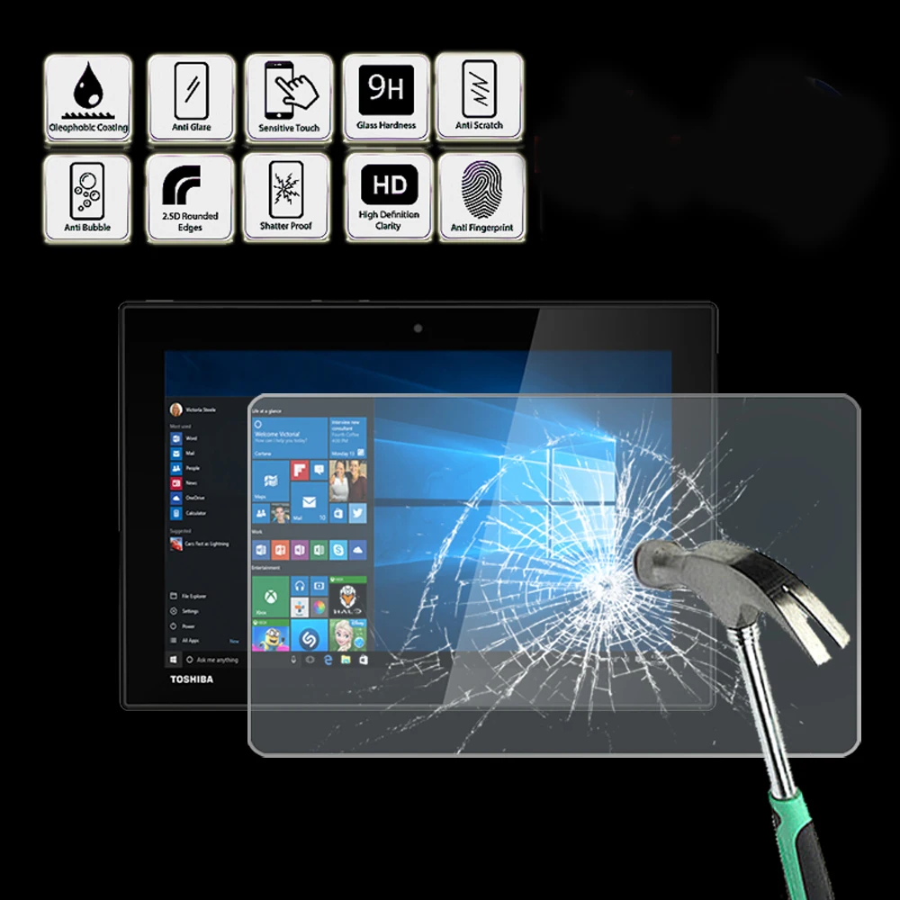 For TOSHIBA Satellite Click 10 - Tablet Tempered Glass Screen Protector Cover Anti Fingerprint Screen Film Protector Guard Cover
For TOSHIBA Satellite Click 10 - Tablet Tempered Glass Screen Protector Cover Anti Fingerprint Screen Film Protector Guard Cover