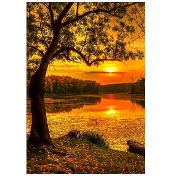 5d Diy Diamond Painting Sunset Scenery Pattern Rhinestone Painting By Hand 30*40 cm For Home Living Room Kitchen Decor Gifts
5d Diy Diamond Painting Sunset Scenery Pattern Rhinestone Painting By Hand 30*40 cm For Home Living Room Kitchen Decor Gifts